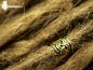 Preview: golden Knot perls, psy dread jewlery,  dread beads, dread jewelry, gypsy, goa jewelry, dreadkult, dread pearls, hippie, hippie jewelry, goa, psy jewelry, Dread jewelry